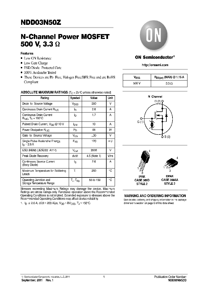 NDD03N50Z_8330076.PDF Datasheet