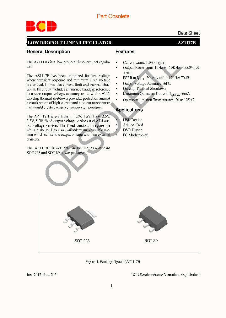 AZ1117BH-ADJTRE1_8330526.PDF Datasheet