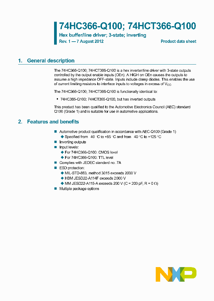 74HCT366PW-Q100_8330612.PDF Datasheet