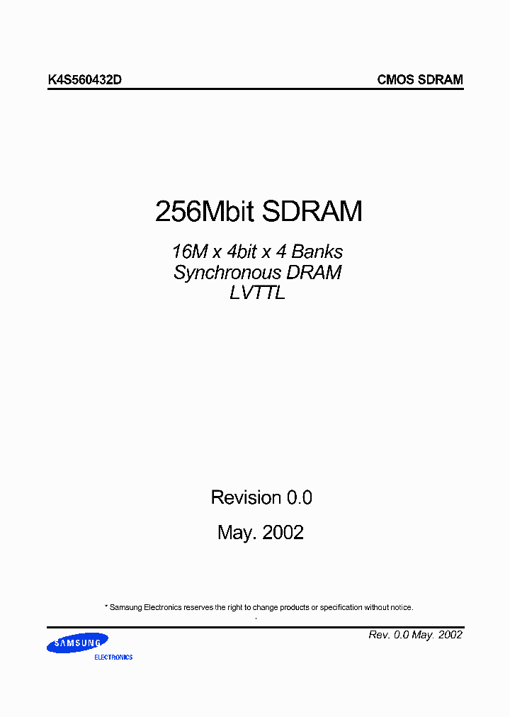 K4S560432D-NC75_8330733.PDF Datasheet