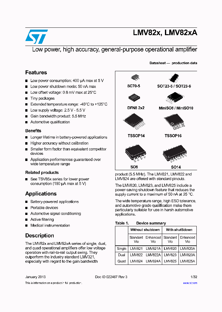 LMV821AIYLT_8330799.PDF Datasheet
