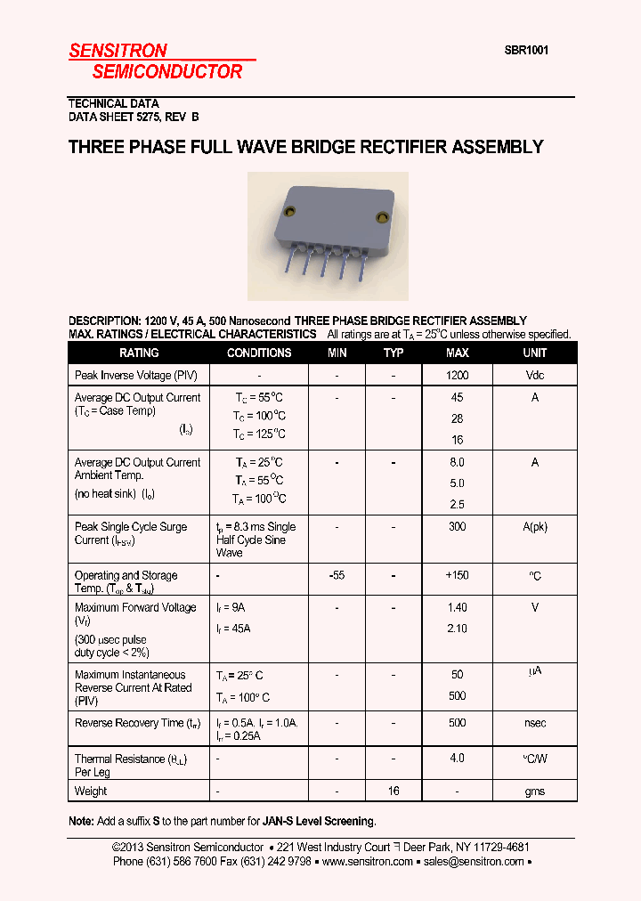 SBR1001_8330862.PDF Datasheet