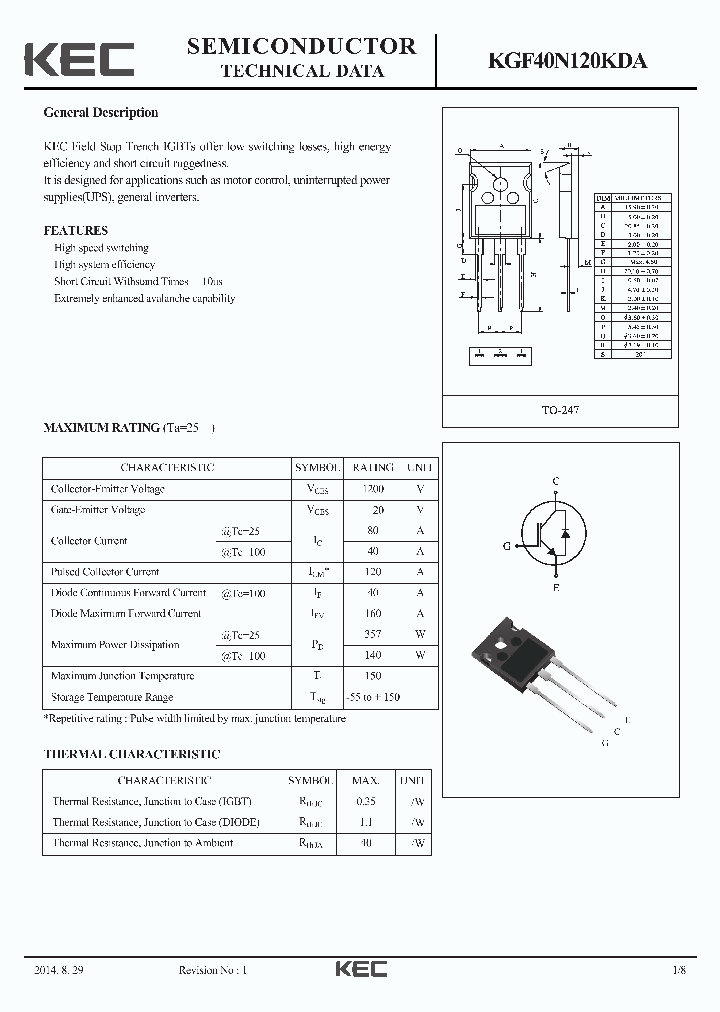 KGF40N120KDA_8331029.PDF Datasheet