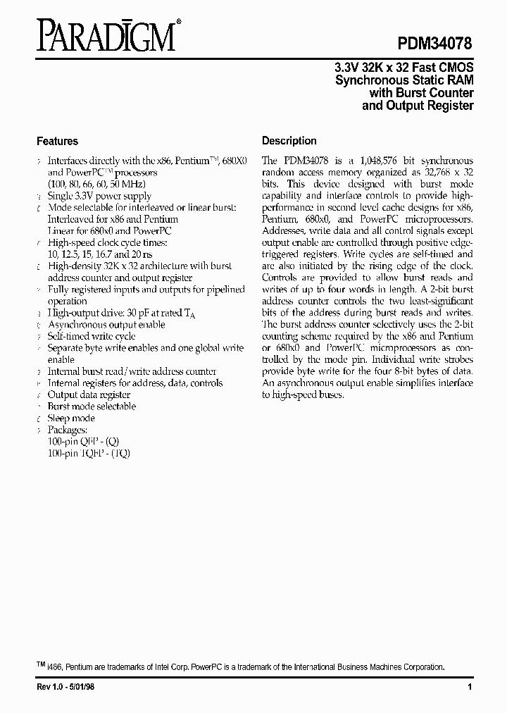 PDM34078SA12QA_8331856.PDF Datasheet