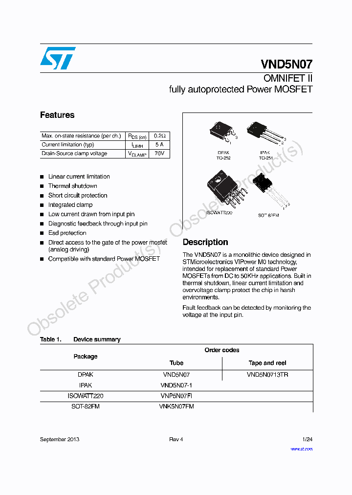 VND5N07-E_8332564.PDF Datasheet