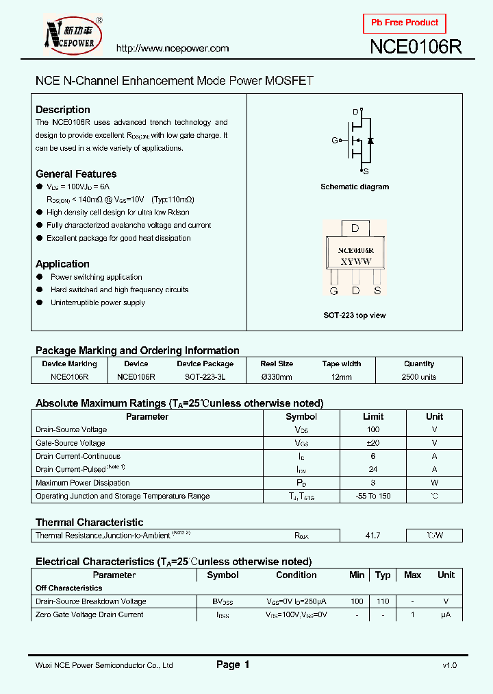 NCE0106R_8332569.PDF Datasheet
