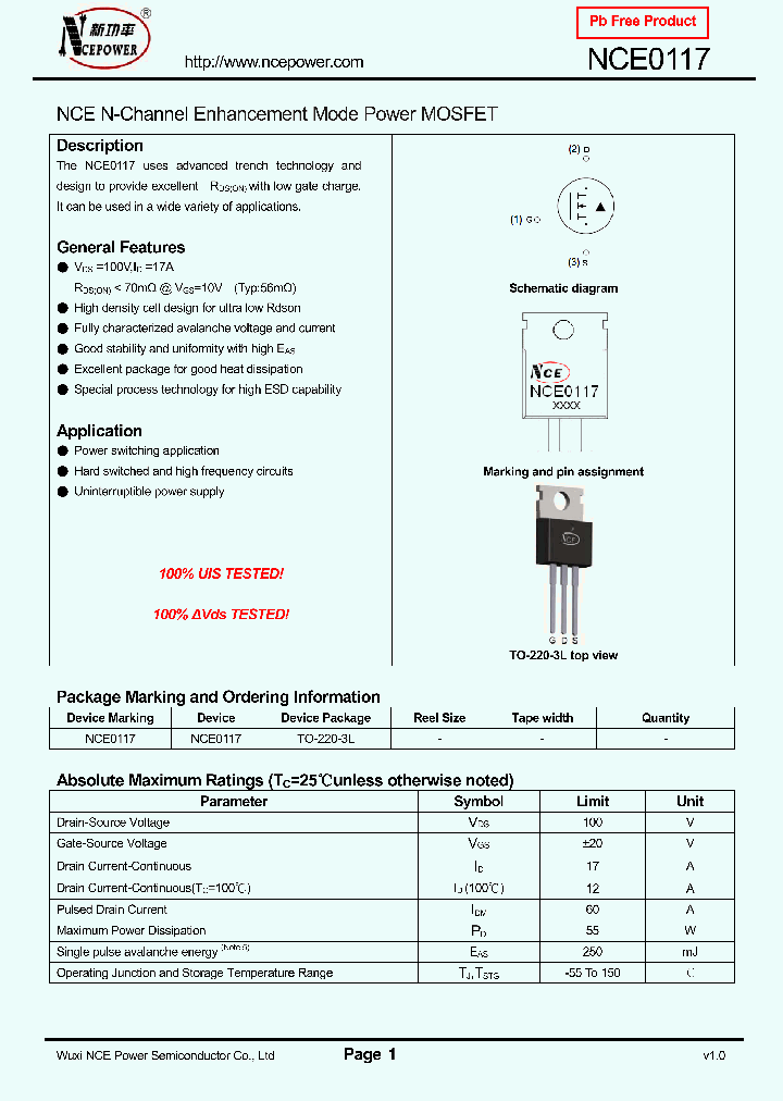 NCE0117_8332575.PDF Datasheet