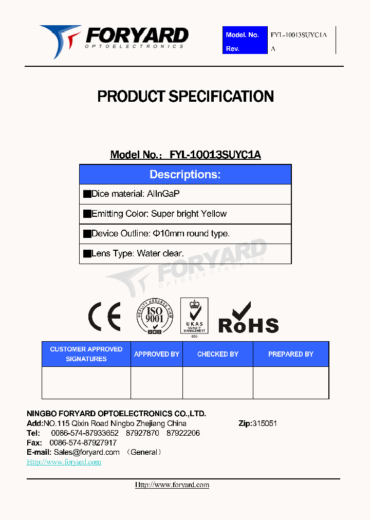 FYL-10013SUYC1A-15_8332633.PDF Datasheet