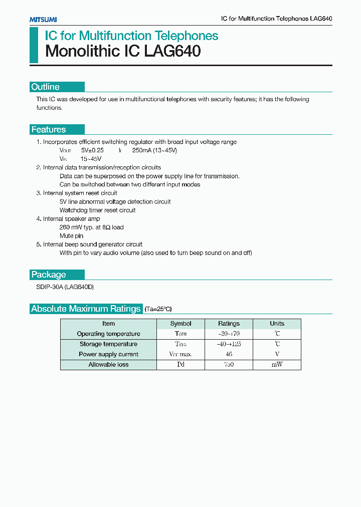 LAG640D_8333354.PDF Datasheet