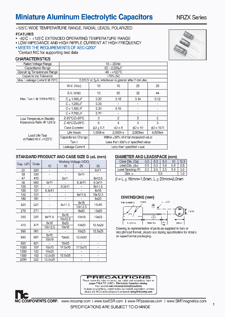 NRZX821M16V10X23F_8333418.PDF Datasheet
