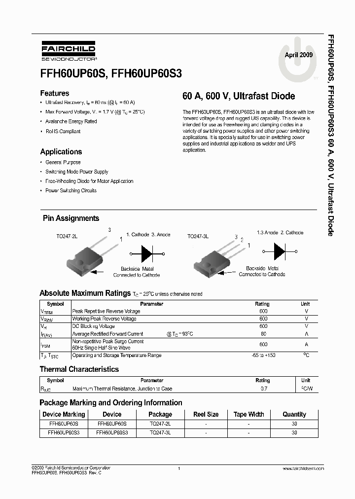 FFH60UP60S_8334166.PDF Datasheet