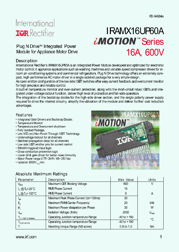 IRAMX16UP60A_8334168.PDF Datasheet