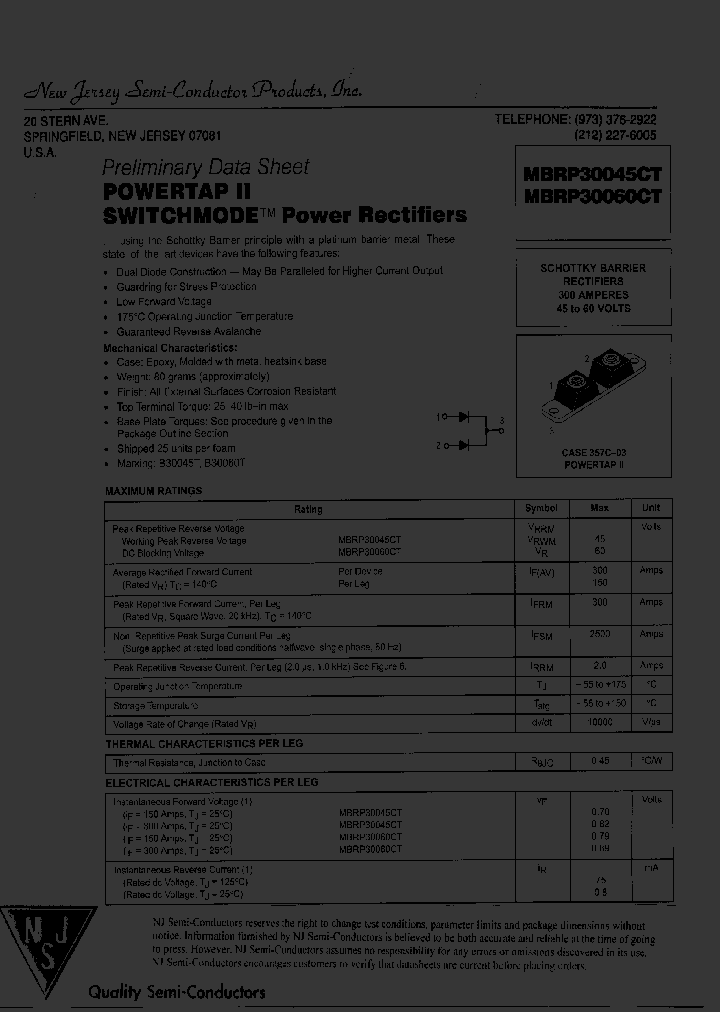MBRP30045CT_8334174.PDF Datasheet