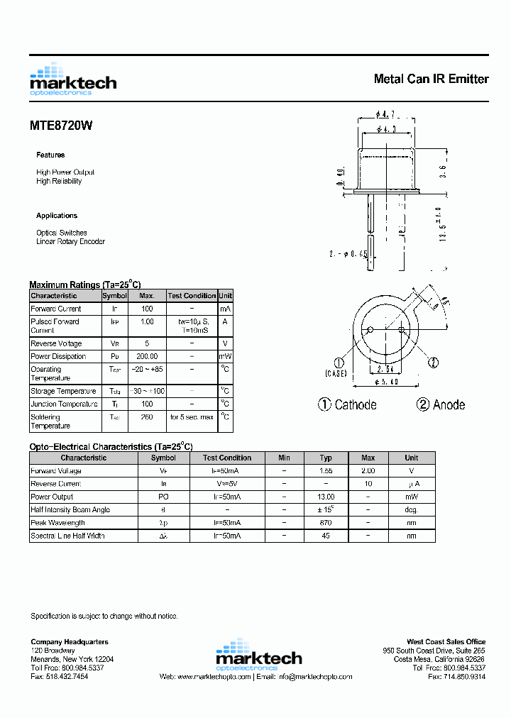 MTE8720W_8334496.PDF Datasheet