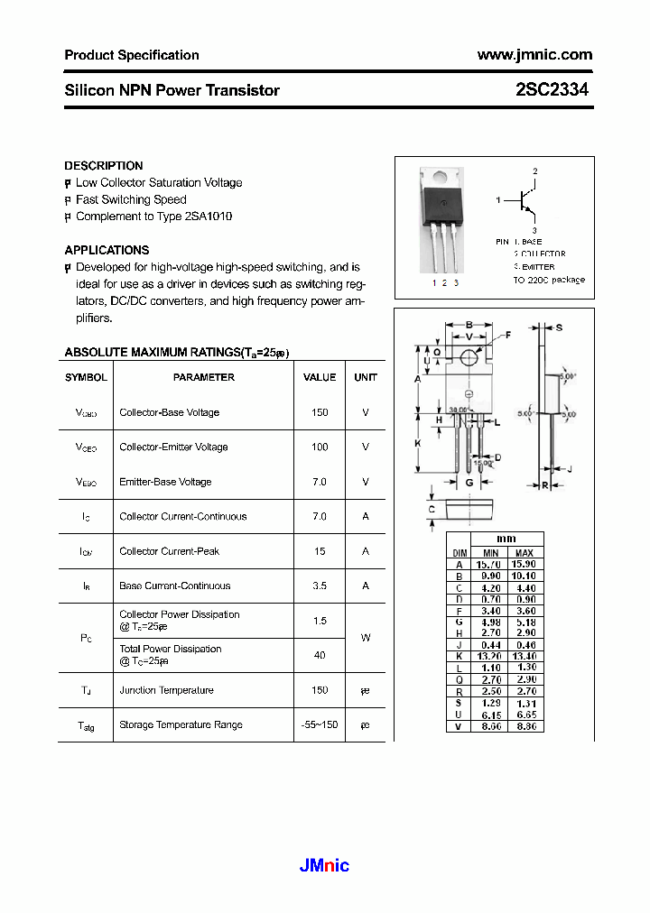 2SC2334-15_8334513.PDF Datasheet