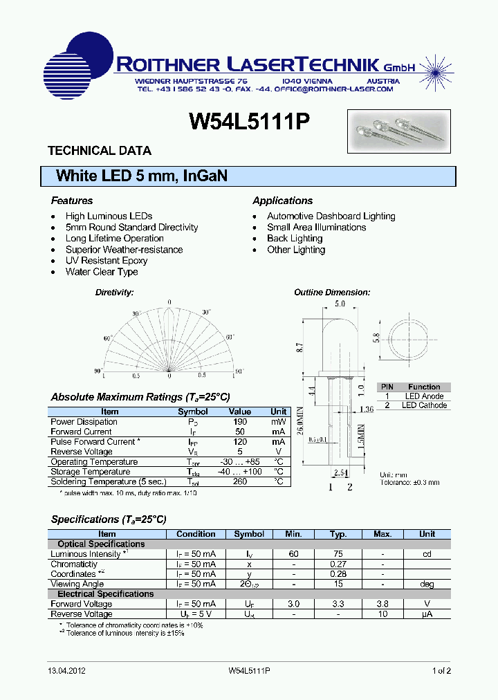 W54L5111P_8334649.PDF Datasheet