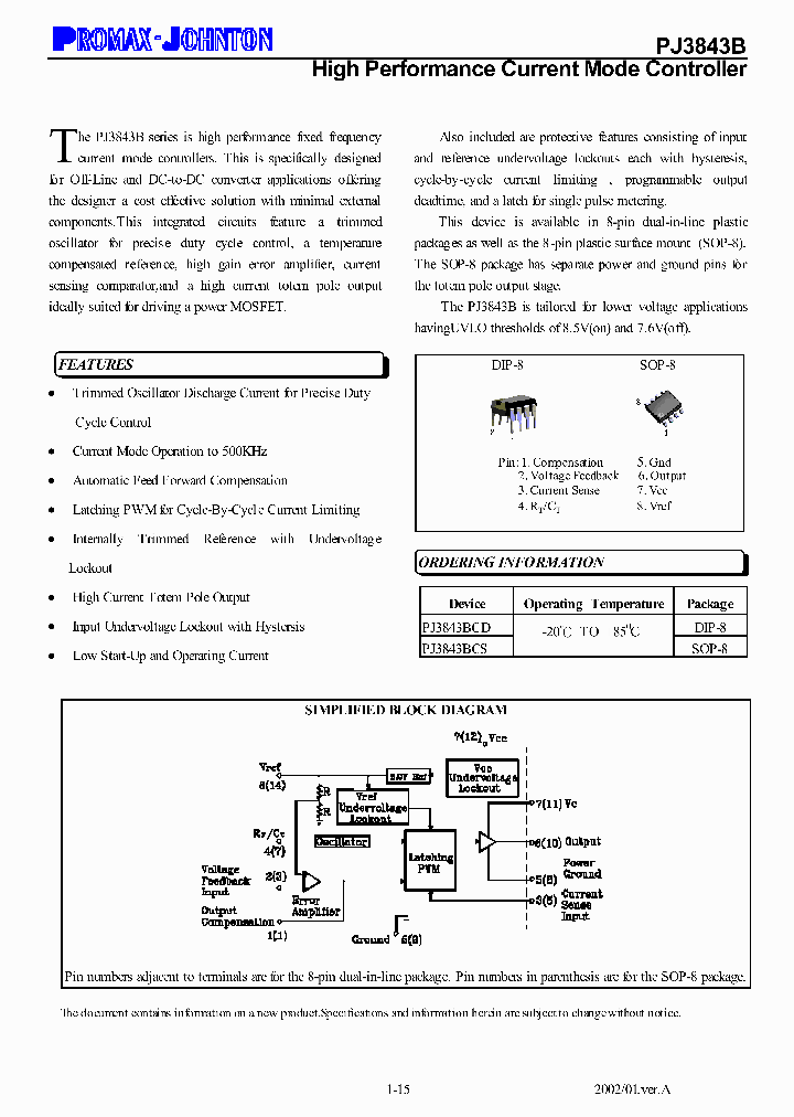 PJ3843BCD_8334911.PDF Datasheet