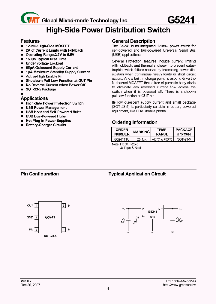 G5241_8335100.PDF Datasheet