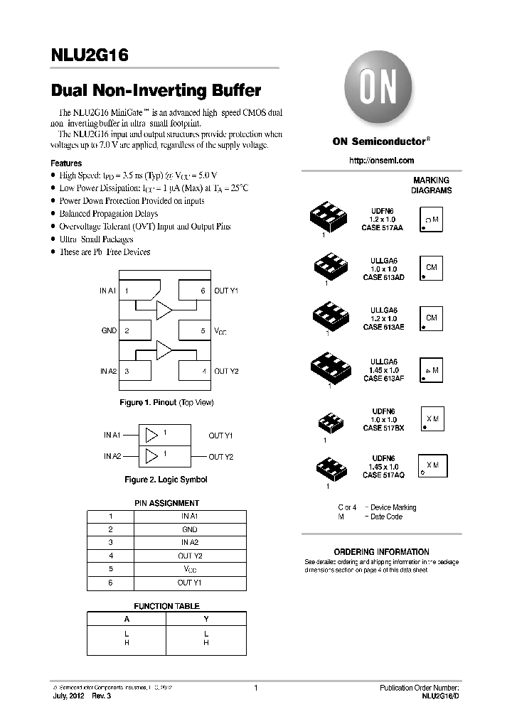 NLU2G16_8335226.PDF Datasheet