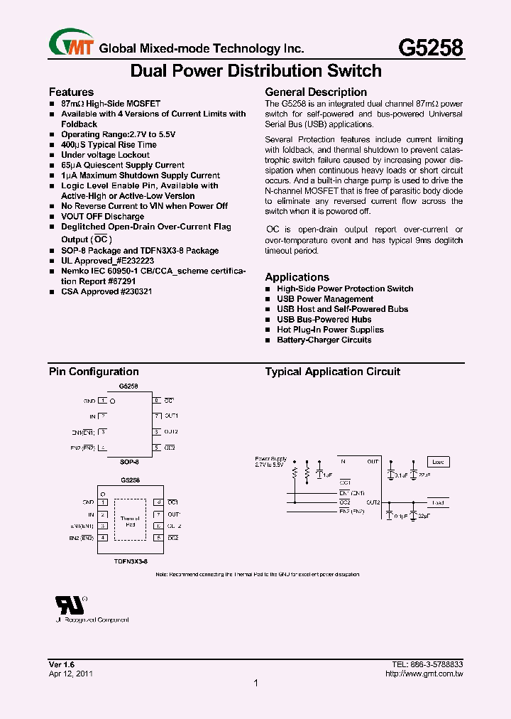 G5258_8335106.PDF Datasheet