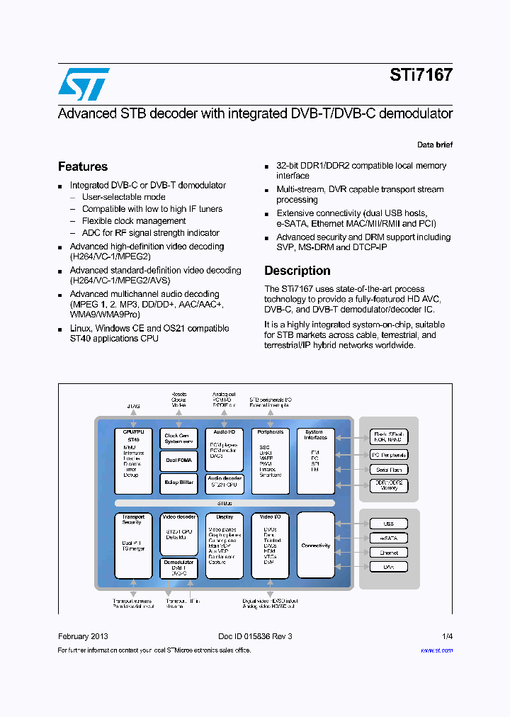 STI7167-SUD_8335604.PDF Datasheet