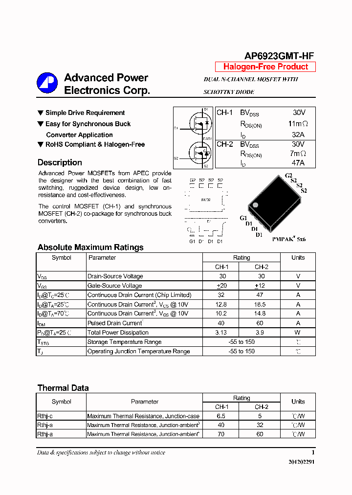 AP6923GMT-HF-14_8336328.PDF Datasheet