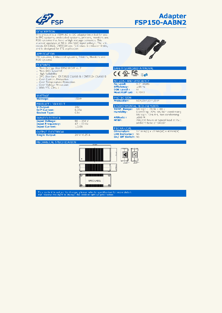 FSP150-AABN2_8336854.PDF Datasheet