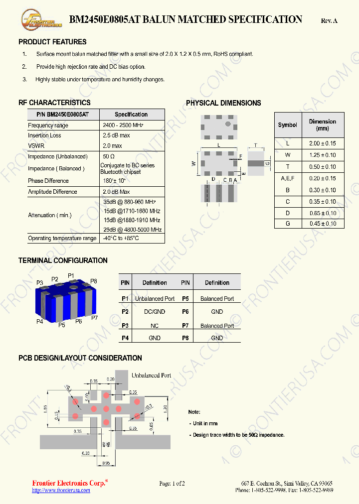 BM2450E0805AT_8336905.PDF Datasheet