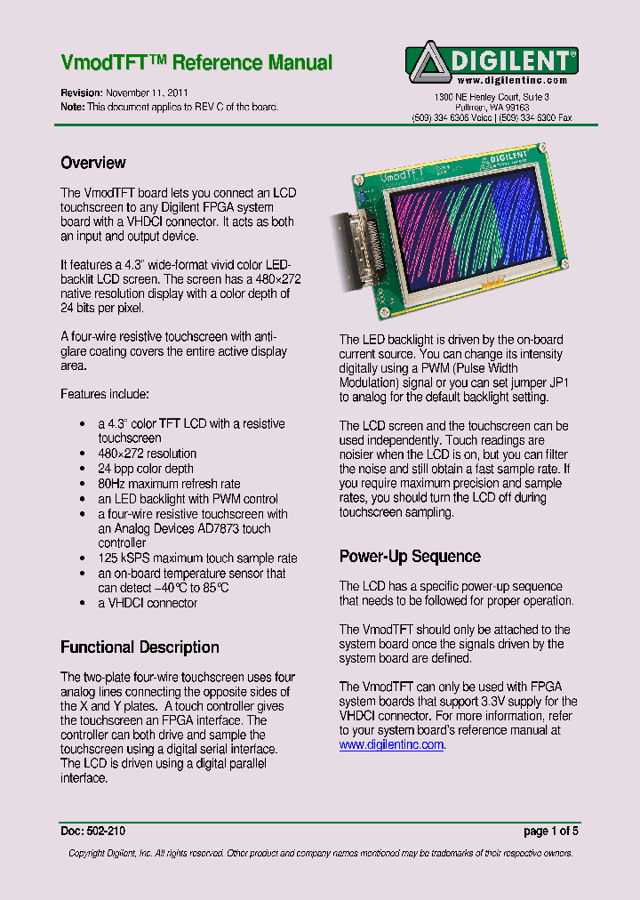 VMODTFT-RM_8337077.PDF Datasheet