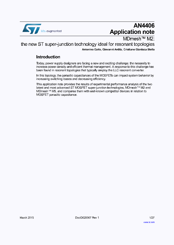 AN4406_8337081.PDF Datasheet