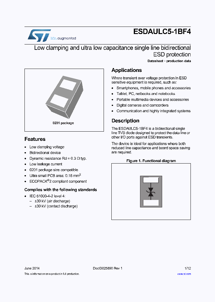 ESDAULC5-1BF4_8337707.PDF Datasheet