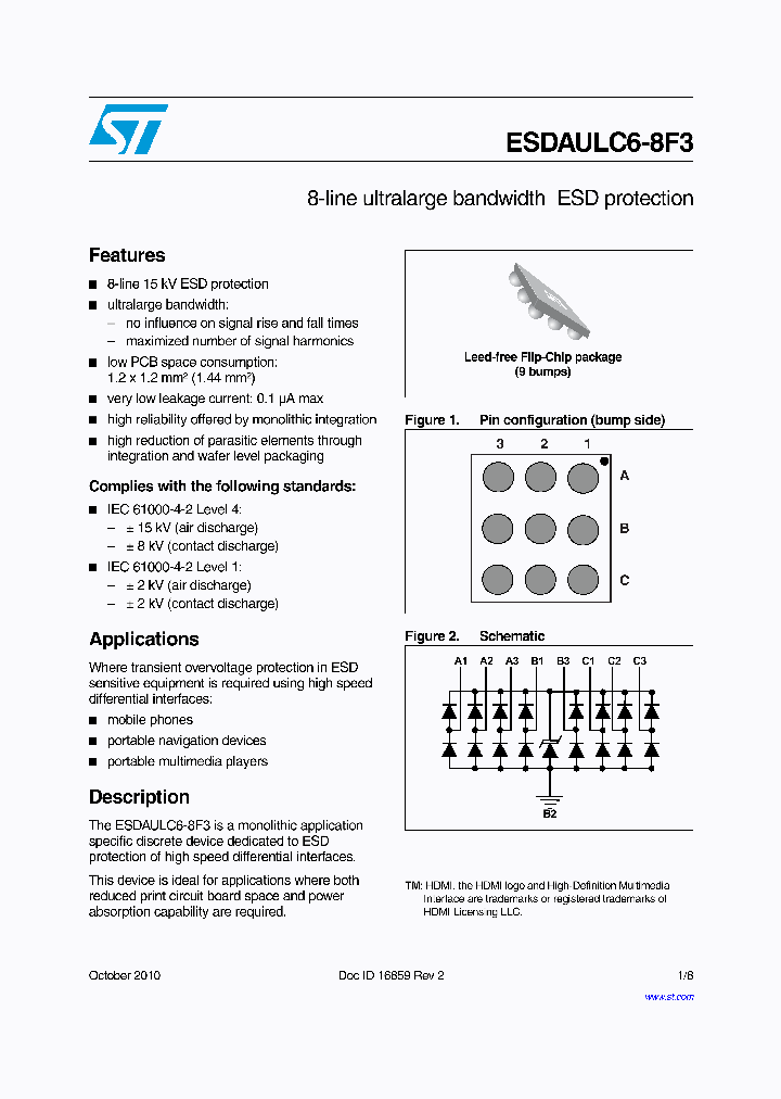 ESDAULC6-8F3_8337710.PDF Datasheet