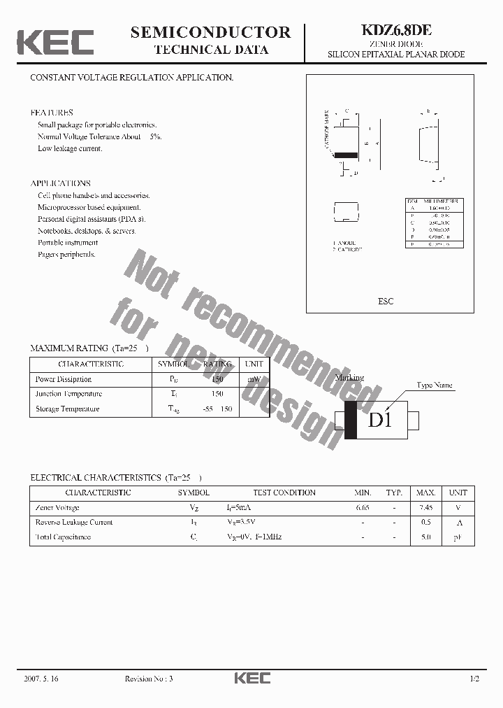 KDZ68DE_8337744.PDF Datasheet