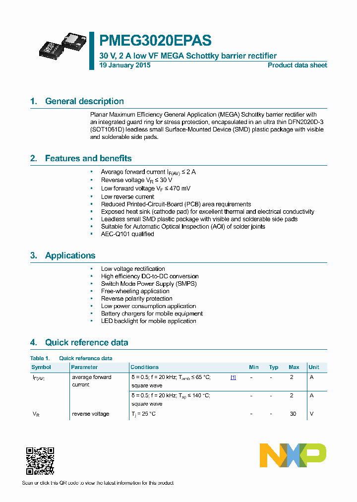 PMEG3020EPAS-15_8337897.PDF Datasheet