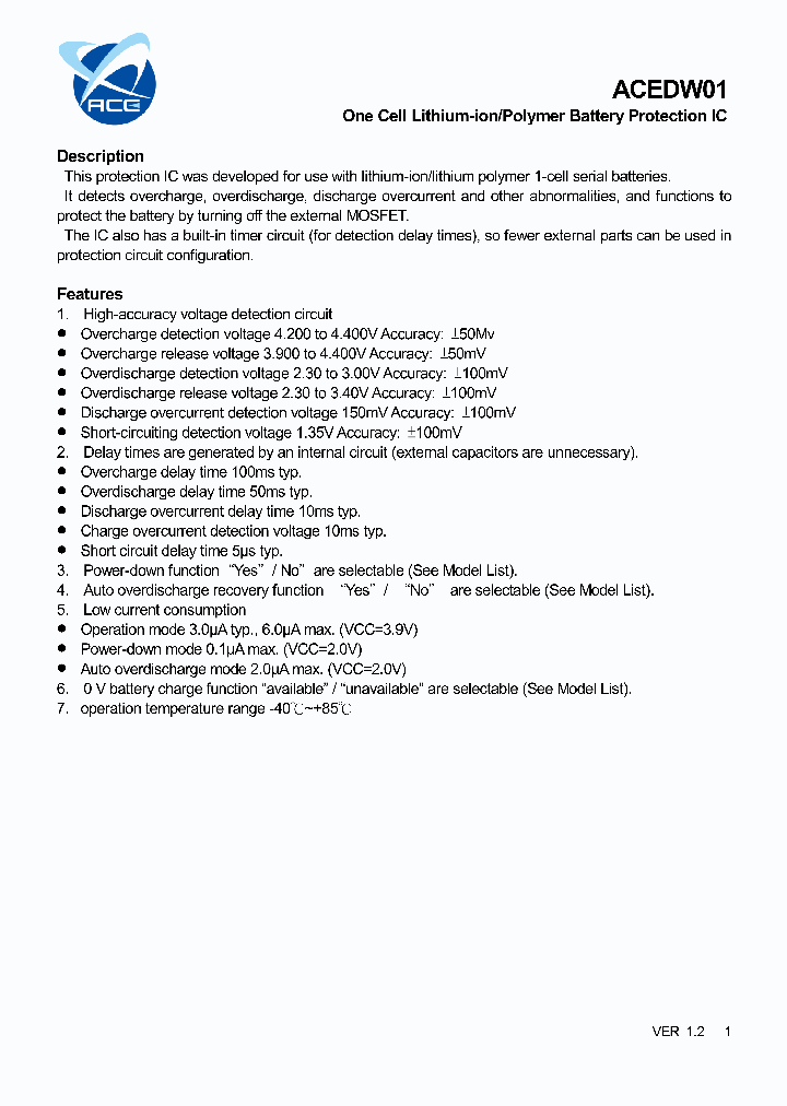 ACEDW01_8338003.PDF Datasheet
