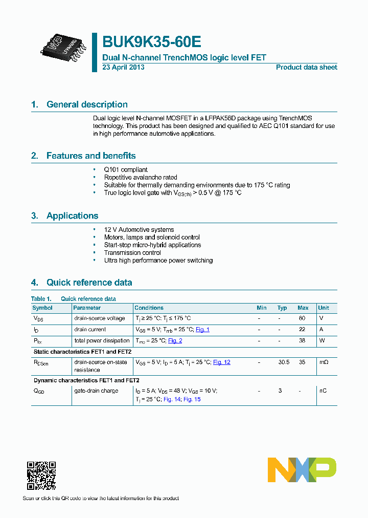 BUK9K35-60E_8338060.PDF Datasheet