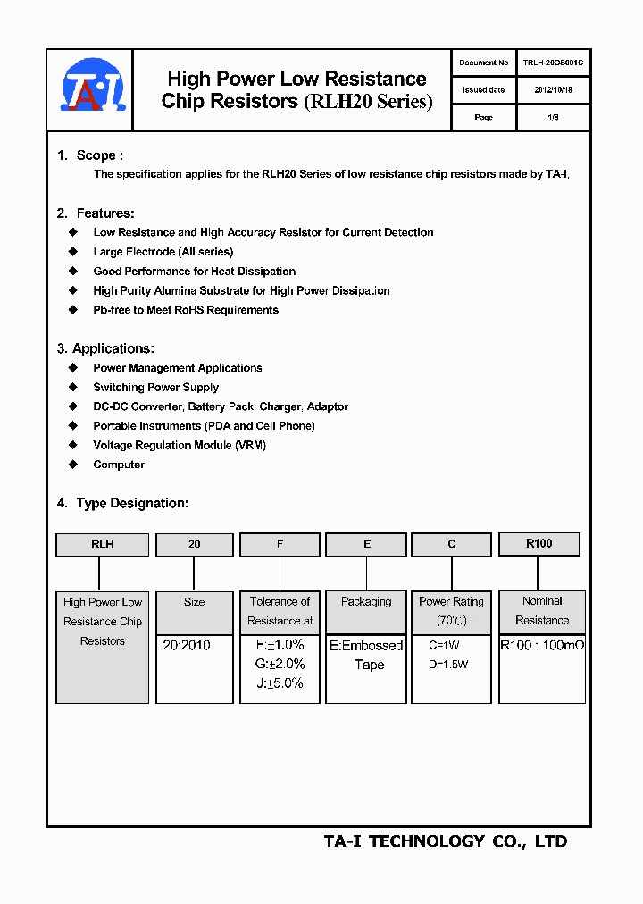 RLH20GECR100_8338829.PDF Datasheet