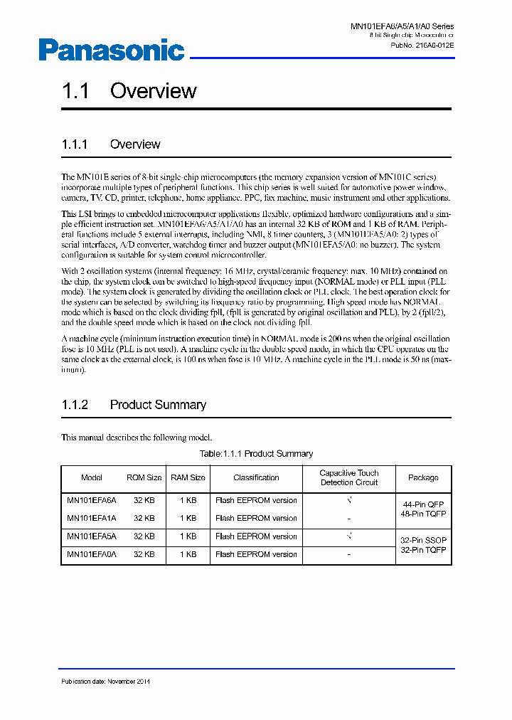 MN101EFA6A_8339389.PDF Datasheet