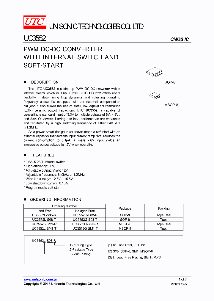 UC3552G-S08-R_8339635.PDF Datasheet