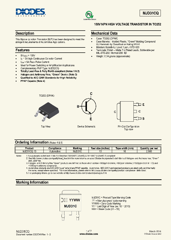 MJD31CQ_8339812.PDF Datasheet