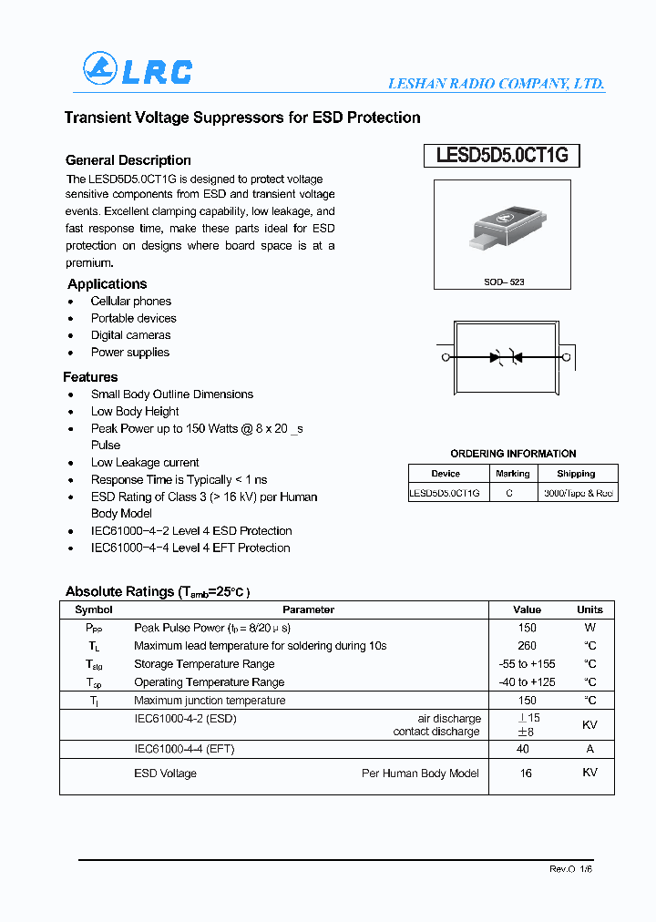 LESD5D50CT1G_8340674.PDF Datasheet