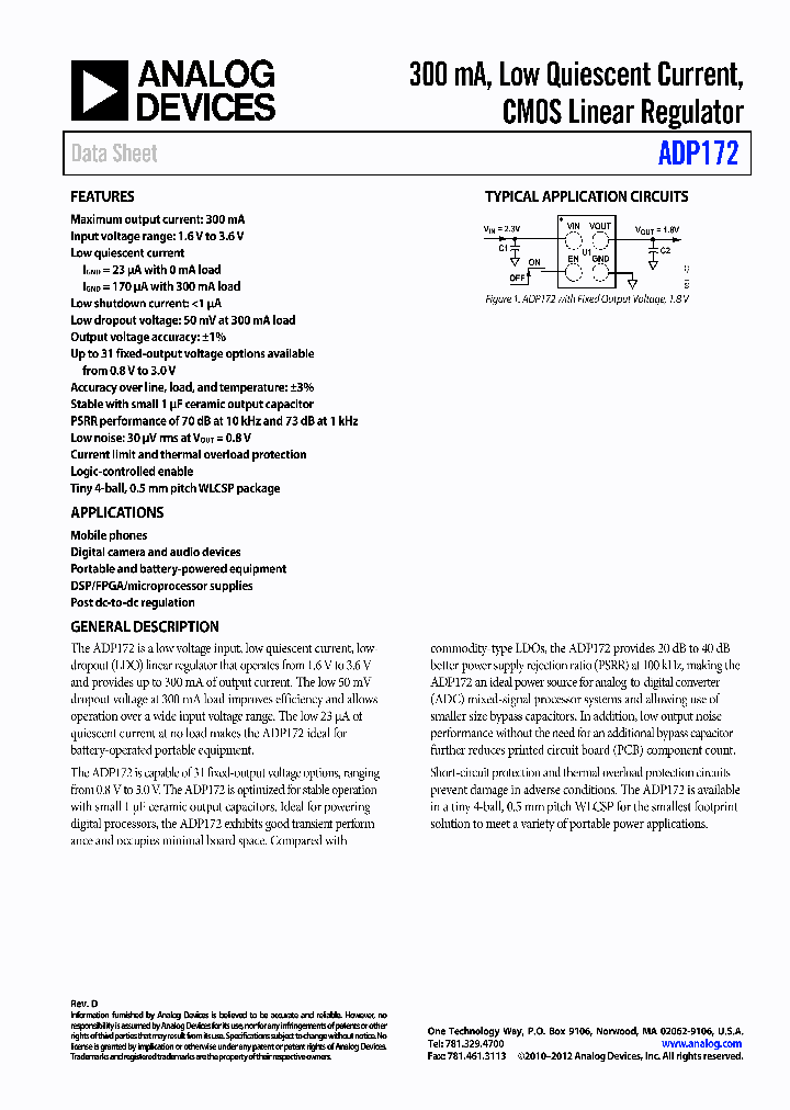 ADP172_8341300.PDF Datasheet