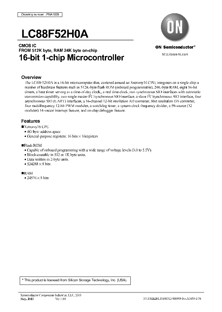 LC88F52H0A_8341513.PDF Datasheet