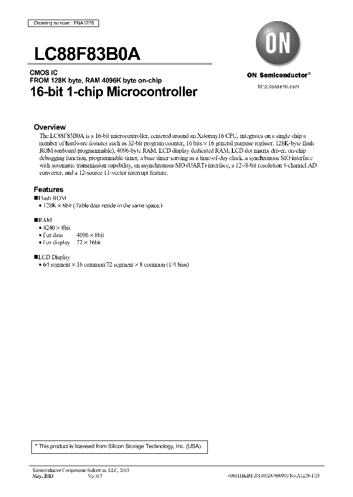 LC88F83B0A_8341516.PDF Datasheet