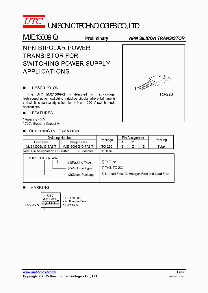 MJE13009-Q_8341708.PDF Datasheet