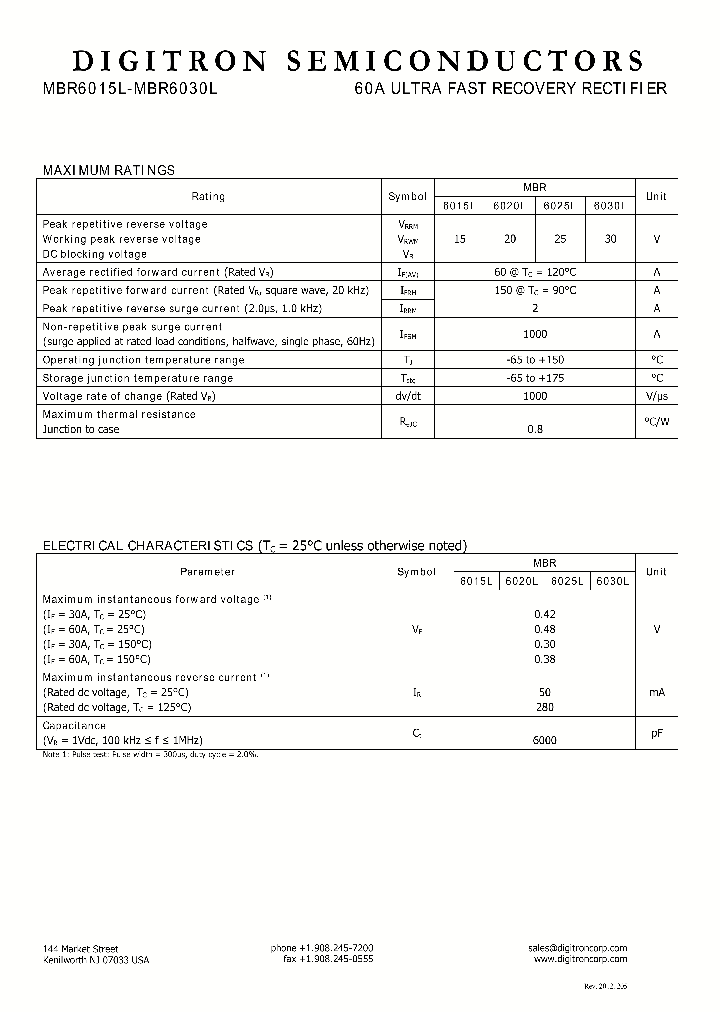 MBR6020L_8341720.PDF Datasheet