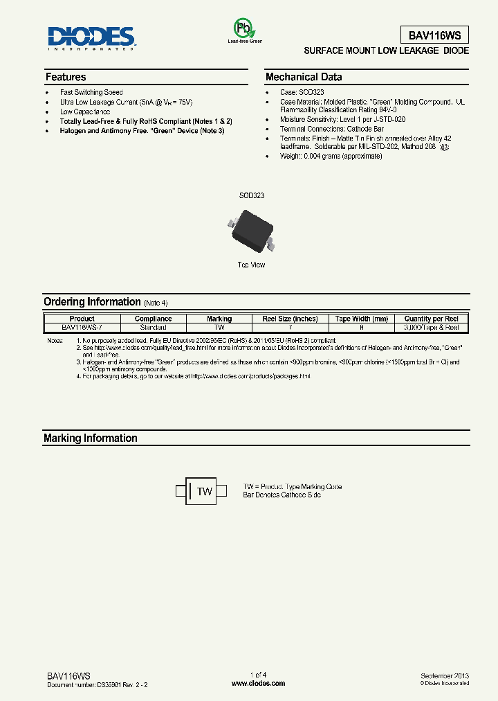 BAV116WS_8342014.PDF Datasheet