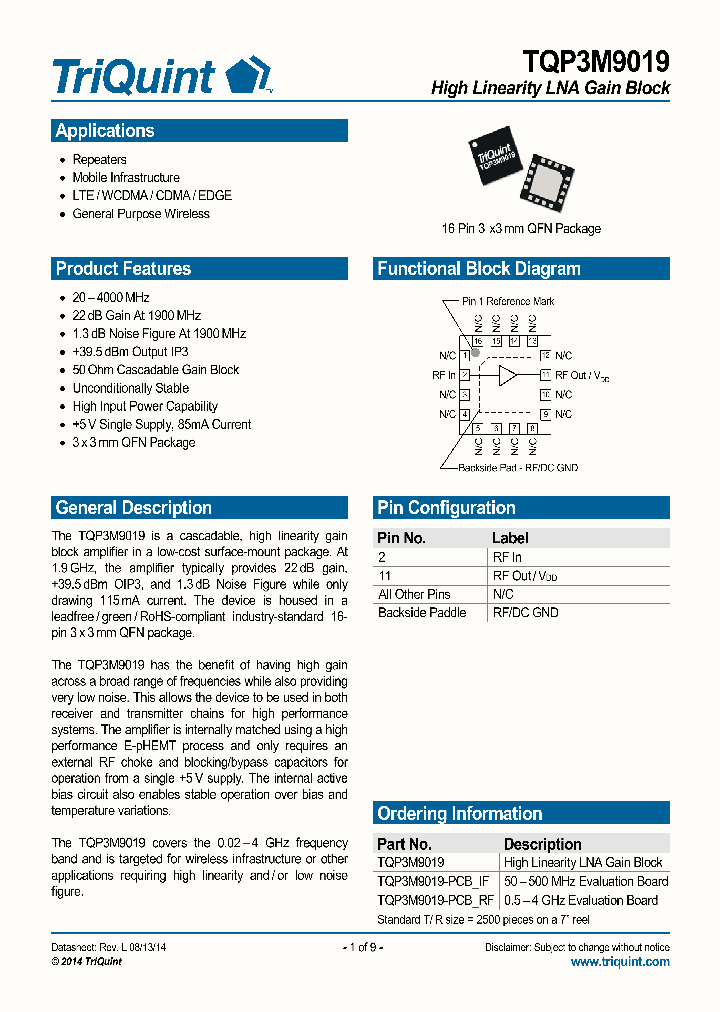 TQP3M9019-PCB-IF_8342385.PDF Datasheet