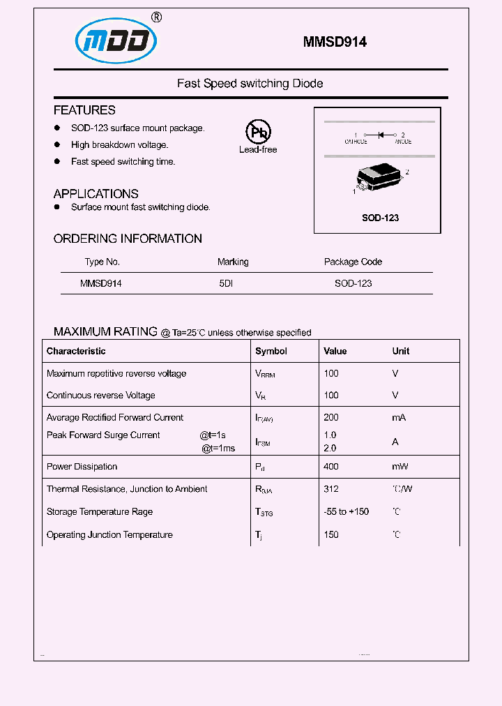 MMSD914_8342627.PDF Datasheet