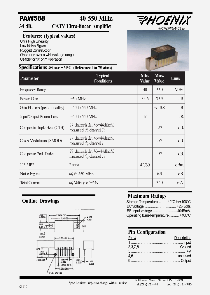 PAW588_8343366.PDF Datasheet
